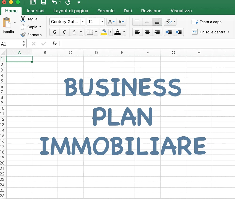 plan immobiliare modello